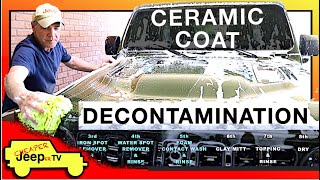 Jeep Ceramic Coat Decontamination. Does It Make a Difference?