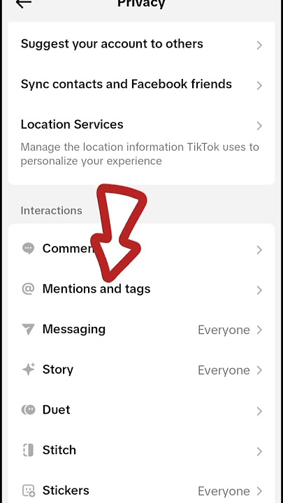 turn off tags and mentions on tiktok | someone not mention and tag on tiktok
