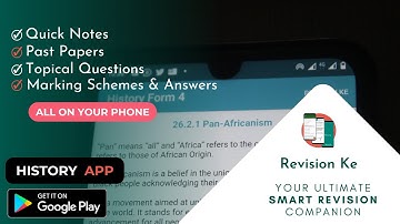 KCSE History & Government | Revision Ke