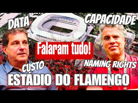 ESTÁDIO DO FLAMENGO: VPs revelam detalhes! Data, Capacidade, custo... Entrevista exclusiva para CNN