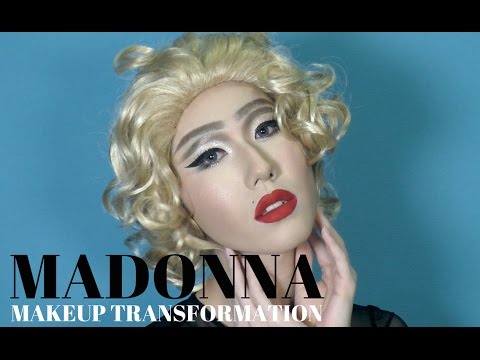 MADONNA 90's Makeup Transformation - YouTube