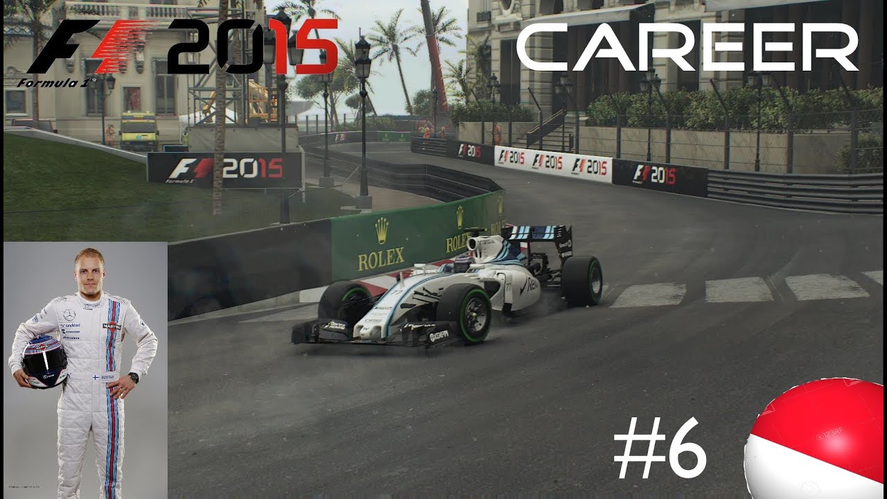 F1 2015 Bottas Career Mode Series #6 Monaco
