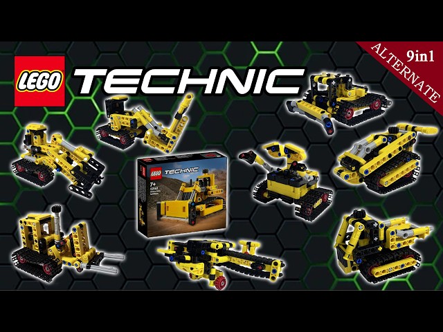 LEGO Technic 42163 Haevy Duty Bulldozer And MOC's - YouTube