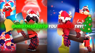 Christmas Roblox edits you SHOULD try! 🎄