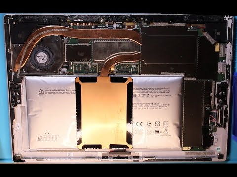 Microsoft Surface Pro 4 Cracked Screen and Battery Repair