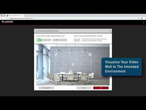 Planar Video Wall Calculator Overview Video