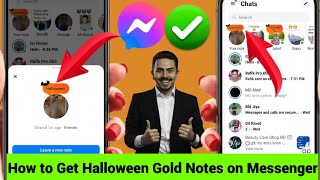 How to Get Halloween Gold Notes on Messenger Messages 2024 (new update) screenshot 4