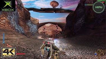 XEMU Xbox Emulator - Gunvalkyrie Ingame / Gameplay / 2160p (feat/surf-scale WIP)