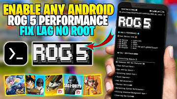Enable Rog 5 Performance Any Android Device | Fix Lag & Fps Shutters - No Root