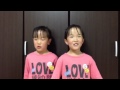 BEGIN  祝い古酒のつなぎを歌う5才双子
