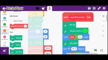 How To Make A Square Based Pattern In Pictoblox