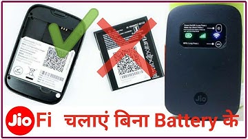 jiofi battery problem Solution । How to use jiofi without battery
