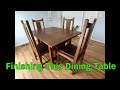 Applying Finish To The Mission Style Dining Table Part-4