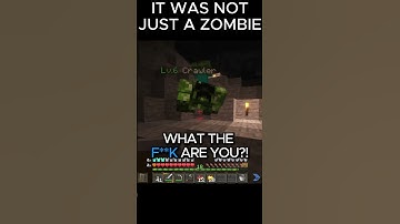 JUST A ZOMBIE  #gaming #minecraft #minecraftshorts #modpack #rpg