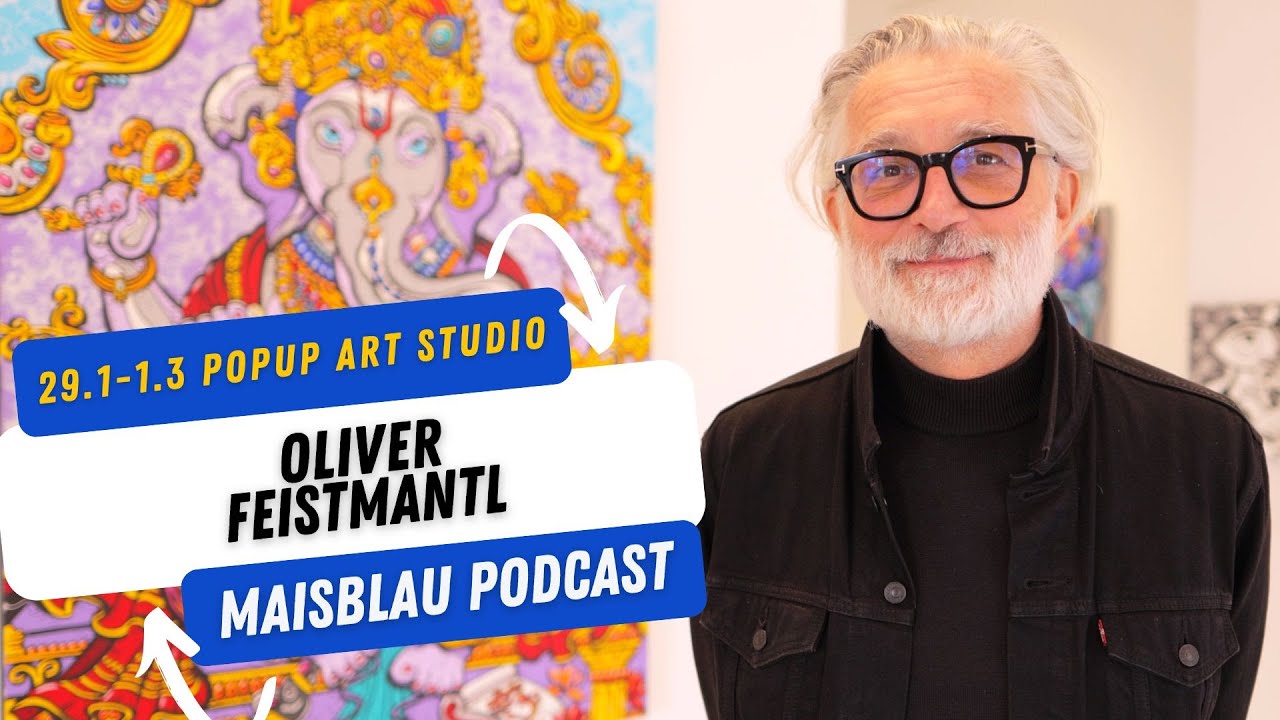 Bunte knallige Pop Art Kunst vom bildenden Künstler Oliver Feistmantl