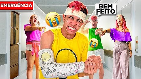 QUEBREI MEU BRAÇO !!!  *Vou desistir da internet ?