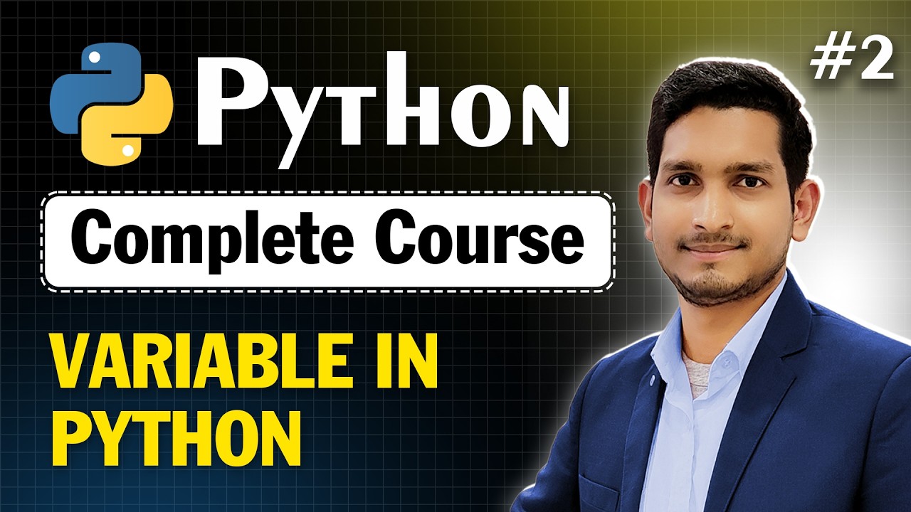 Variable in Python | Python Complete Course | Python Full Tutorial ...