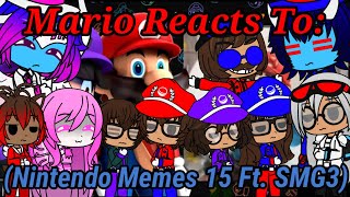 The Ethans React To:Mario Reacts To Nintendo Memes 15 Ft. SMG3 By SMG4 (Gacha Club)
