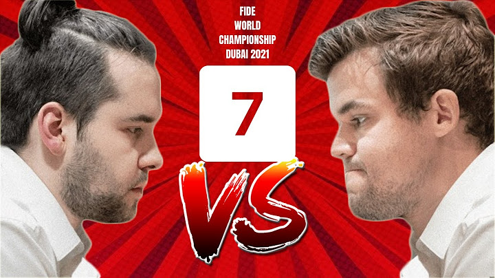 Nepomniachtchi vs Carlsen | Campeonato Mundial de Ajedrez | Partida 7