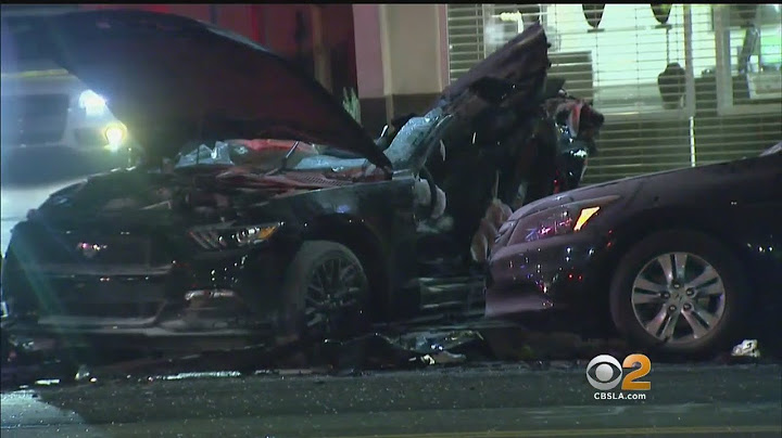 3 Killed, 5 Others Injured In Crash Involving Several Cars In Woodland Hills