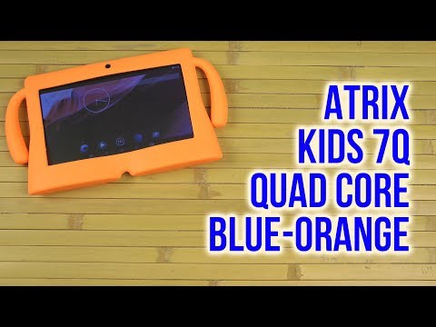 Распаковка Atrix Kids 7Q Quad Core Blue-Orange