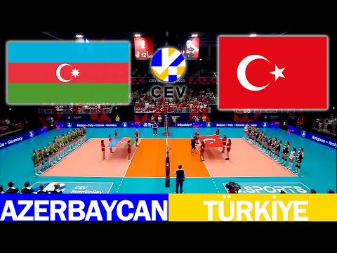 Re-Edited AZERBAYCAN - TÜRKİYE  CEV Women's European Volleyball Championship Highlights