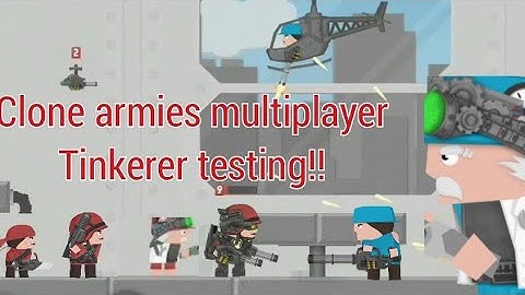 Clone Armies testing tinkerer in multiplayer with a top 3 player in Clone Armies??? epic battles!!!