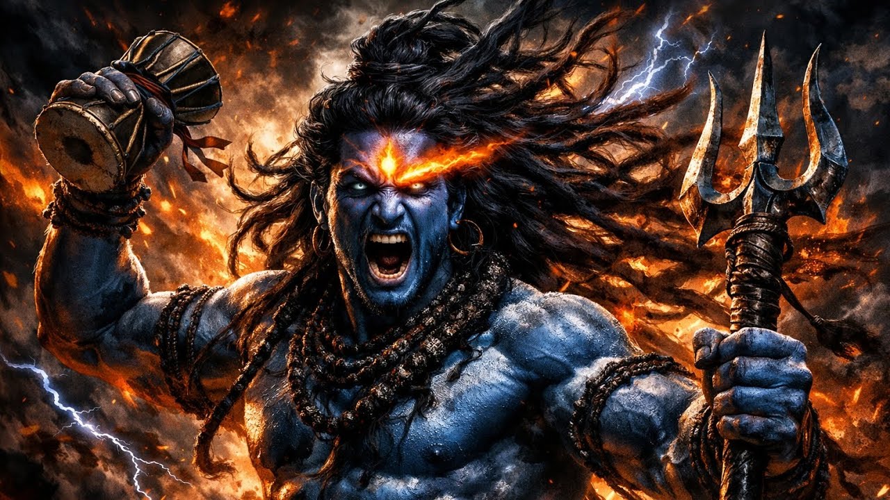 महाकाल का रौद्र तांडव 🔱 | Aggressive Shiv Tandav | Har Har Mahadev