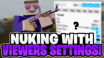Nuking with viewers settings |  Part 1(Krunker.io)