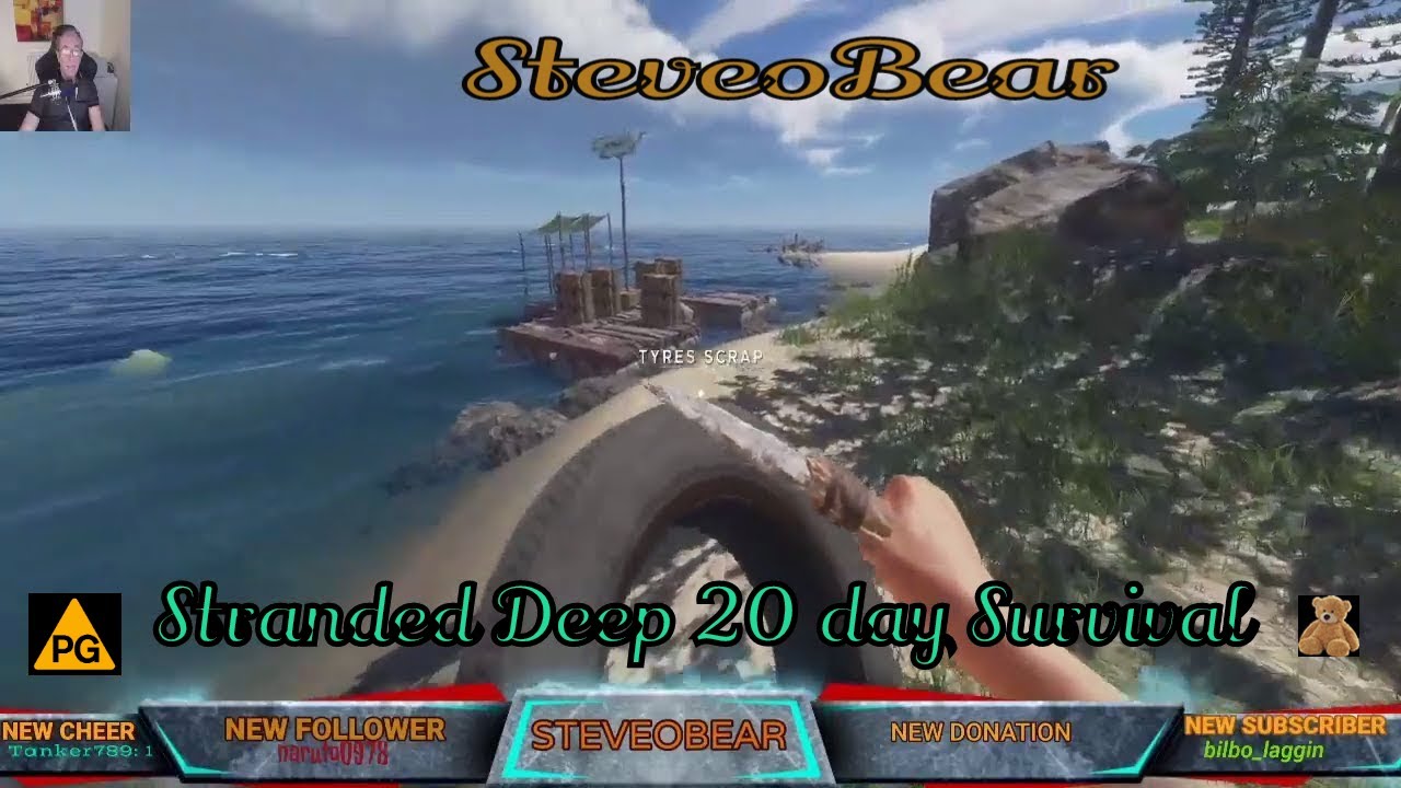 Stranded Deep 20 Day Survival with a Big Raft