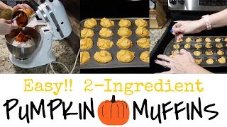 PUMPKIN MUFFINS! 🎃 Simple & Easy! Using Cake Mix! 🍰