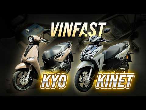 Phan tich hai xe may dien VinFast Kyo va Kinet