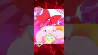 Sailor Chibimoon Transform crystal Vs eternal