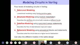 11.1 Verilog Operators, Parameters