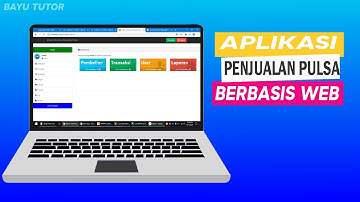 Aplikasi penjualan pulsa berbasis web