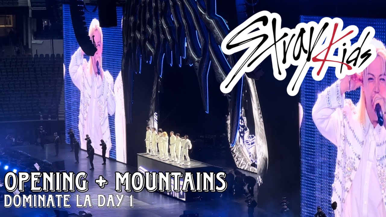 STRAY KIDS Opening + Mountains at SoFi Stadium ☆ DominATE LA Day 1