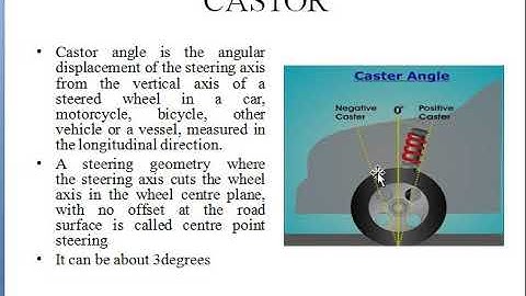 AUTOMOBILE ENGINEERING- STEERING GEOMETRY