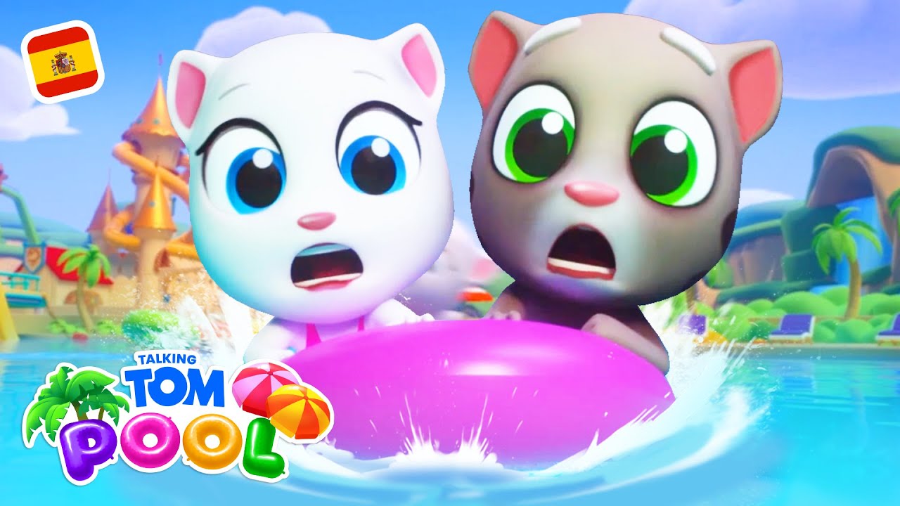 ¡Zambúllete! 💦 Compilación de tráileres animados (Talking Tom Pool)