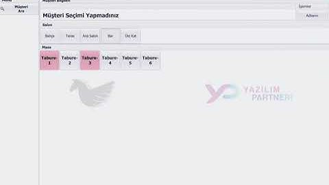 Restaurant, Cafe, Pastane, Otomasyonu - Pos Adisyon Programı (TulparYp 2023V1)