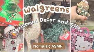 Christmas decor and gifts at Walgreens 2024 Shop with me Store sounds ASMR relaxing