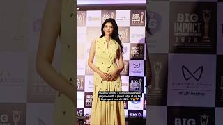 Sanjana Sanghi – serving royal indian elegance at big fm big impact awards Night💖 #sanjanasanghi