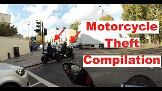 Motorcycle Theft Compilation | Bikers Chase Motorcycle Thieves