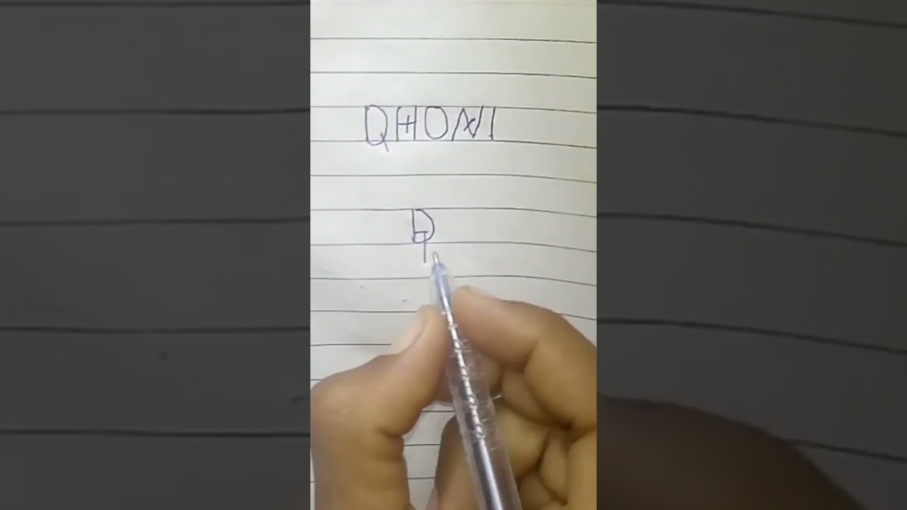 LOGO NAME DHONI🏏🏏😎👍💫