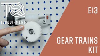 Gear Trains Kit Es13 - Engineering Science - Tecquipment