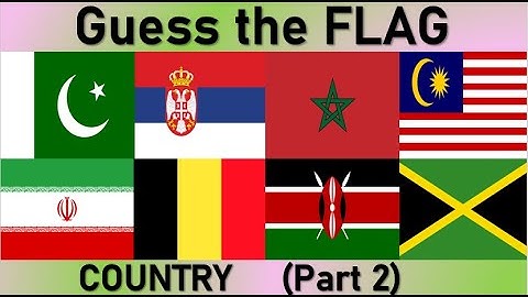 Guess The FLAG Challenge (Part 2) | Flag Quiz| The IQ Fun
