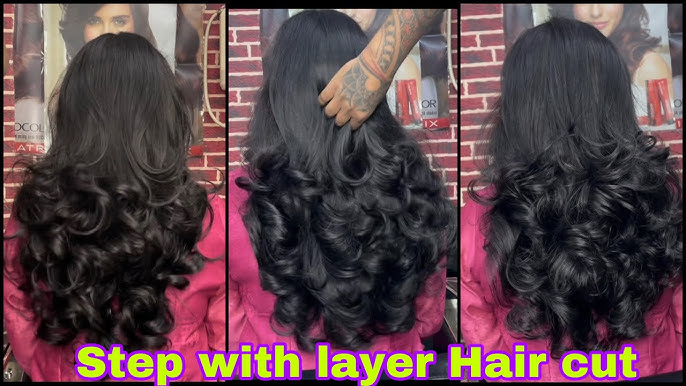 Advanced Layer With Step Cut/Hair Cutting/Step Cut With Layer Hair Cut/Long Hair  Cut - Youtube