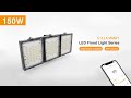 Solla smart 150w led flood light series 3 light panels