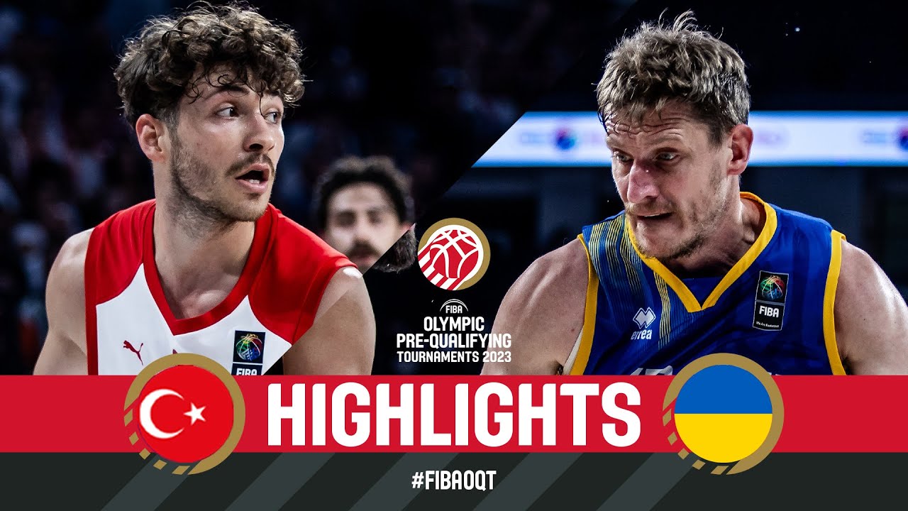 TUR 🇹🇷 v UKR 🇺🇦 | Basketball Game Highlights | FIBA Olympic Pre
