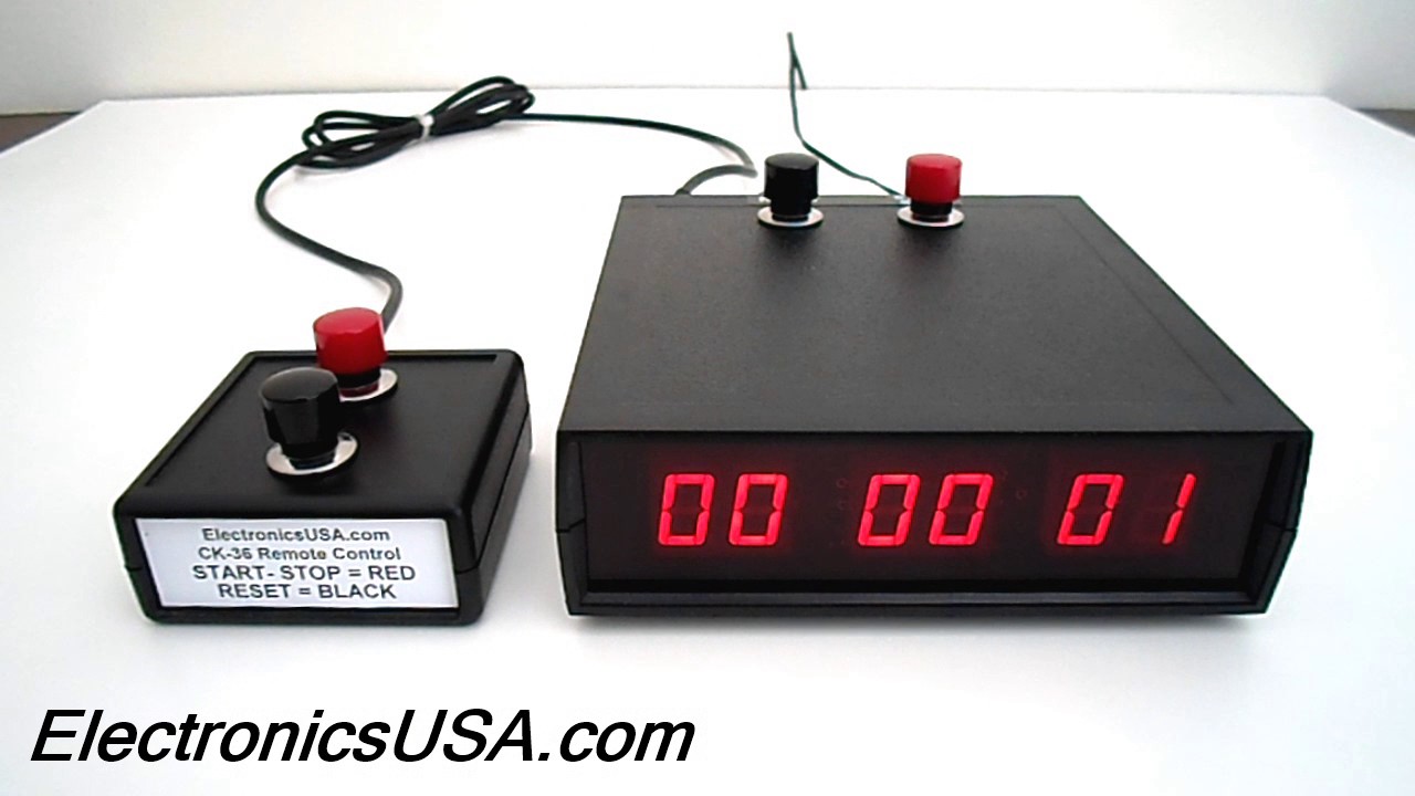 Optional Remote Control for CK-36 Timer : Electronics USA - YouTube