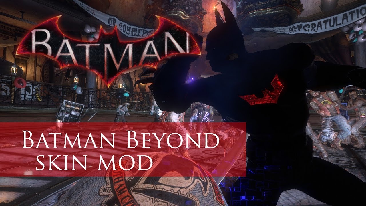 Classic Animated Batman Beyond mod - Arkham Knight: skin mod - YouTube